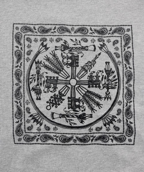 チチカカ（チチカカ）の「イェイプリントスウェットジップパーカー（パーカー・レディース・その他1/トップグレー/チャコールグレー・FREE）」の22枚目の写真