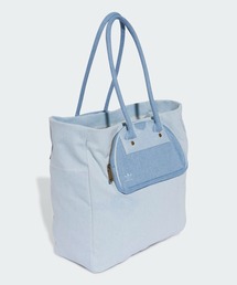 [ADIDAS] トートバッグ ショッパーバッグ シルバー Qoo10 adidas アディカラー ショッパーバッグ トートバ