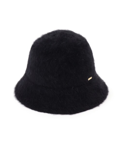 grove（グローブ）の「メタルプレート付シャギーバケットハット【サイズ調整可】（ハット・レディース・オフホワイト/ブラック/ライトグレー・00）」の2枚目の写真