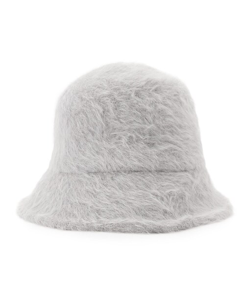 grove（グローブ）の「メタルプレート付シャギーバケットハット【サイズ調整可】（ハット・レディース・オフホワイト/ブラック/ライトグレー・00）」の5枚目の写真
