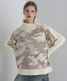 AVIREX | COLOR COMBI KNIT TOPS/カラーコンビ ニットトップス(ニット/セーター)