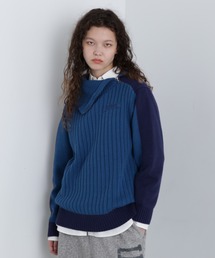 AVIREX | COLOR COMBI KNIT TOPS/カラーコンビ ニットトップス(ニット/セーター)