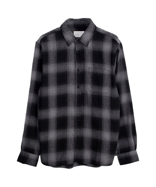 SILVER BULLET（シルバーバレット）の「『SILVER BULLET SELECT AP/シルバーバレットセレクト』T/C長袖ネルシャツ チェックシャツ（シャツ/ブラウス・メンズ・レッド/ブラウン/ダークグリーン/ブルー/ブラック/ホワイト/サックスブルー/ベージュ・L/M）」の22枚目の写真