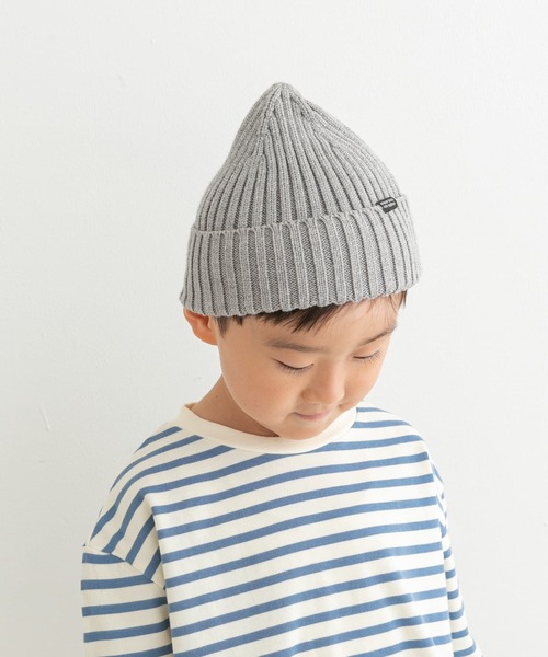 URBAN RESEARCH DOORS（アーバンリサーチドアーズ）の「『静電気防止』抗菌糸ビーニー帽(KIDS)（ニットキャップ/ビーニー・キッズ・ブラック/グレー・ONE）」の4枚目の写真