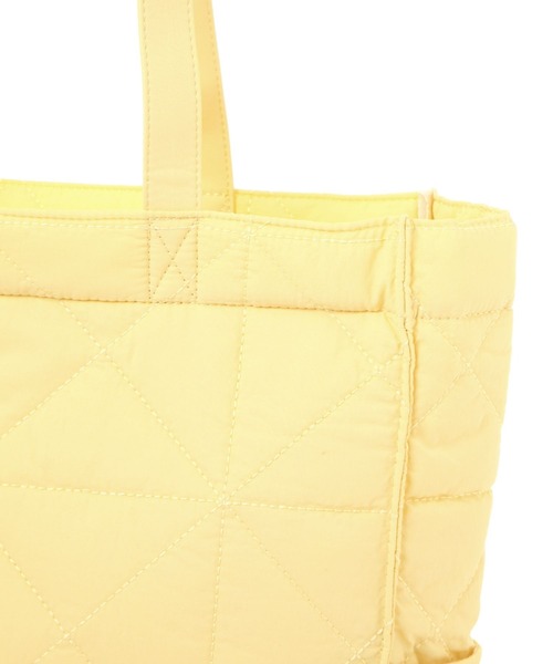 GLOBAL WORK（グローバルワーク）の「推しごとキルティングトート/145465（トートバッグ・レディース・シルバー/ブルー/アイボリー/カーキ/ブラック/ピンク/オレンジ/ライトベージュ/ライトグレー/ミント/ネイビー/ライトイエロー/ダークブルー・ONE SIZE）」の18枚目の写真