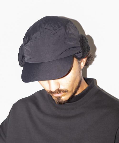 URBAN RESEARCH Sonny Label（アーバンリサーチサニーレーベル）の「OOPS　イヤーフラップボアキャップ（キャップ・メンズ・ネイビー/ブラック/バーガンディー・ONE）」の9枚目の写真