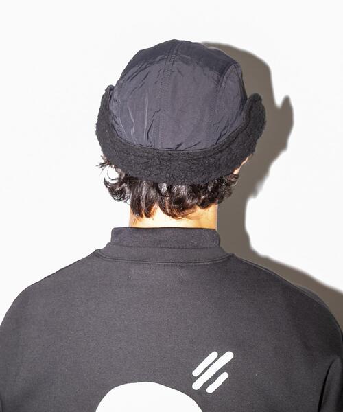 URBAN RESEARCH Sonny Label（アーバンリサーチサニーレーベル）の「OOPS　イヤーフラップボアキャップ（キャップ・メンズ・ネイビー/ブラック/バーガンディー・ONE）」の12枚目の写真