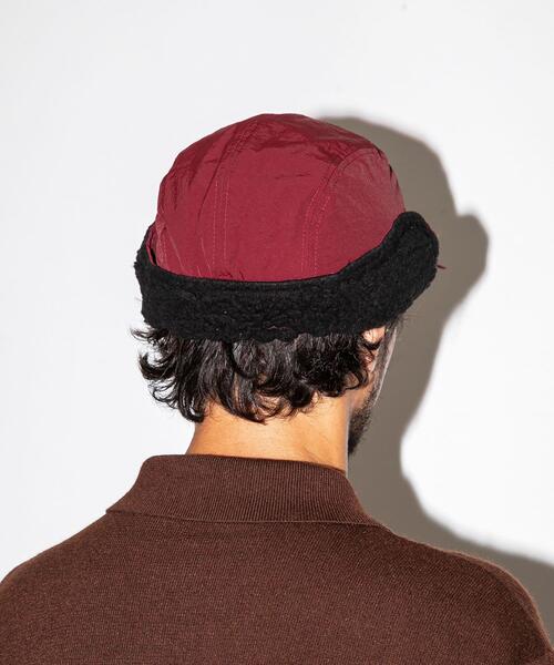 URBAN RESEARCH Sonny Label（アーバンリサーチサニーレーベル）の「OOPS　イヤーフラップボアキャップ（キャップ・メンズ・ネイビー/ブラック/バーガンディー・ONE）」の17枚目の写真