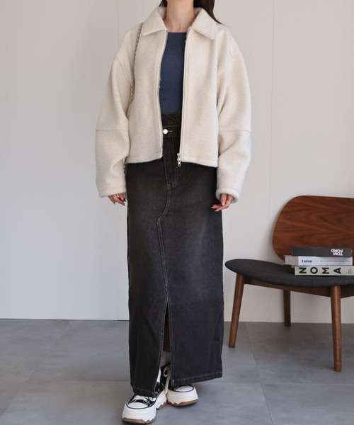 model：162cm 着用サイズ：F