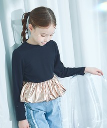 PAIRMANON COEUR（ペアマノンクール）の「【PAIRMANON COEUR】バルーンドッキング リブ ブラウス（シャツ/ブラウス）」