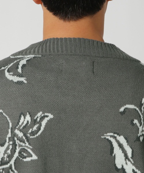 LAKOLE(ラコレ)の「リーフモチーフ柄カーディガン/146466(カーディガン/ボレロ・メンズ・チェリーレッド/グレー/ネイビー・LARGE/MEDIUM/X-LARGE)」の20枚目の写真