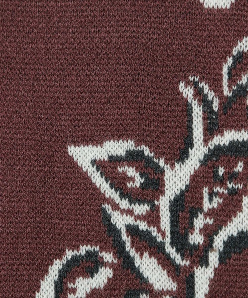 LAKOLE(ラコレ)の「リーフモチーフ柄カーディガン/146466(カーディガン/ボレロ・メンズ・チェリーレッド/グレー/ネイビー・LARGE/MEDIUM/X-LARGE)」の22枚目の写真