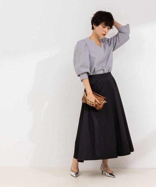 NOLLEY'S Sophi（ノーリーズソフィ）の「ストライプVネック