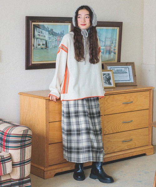 niko and...（ニコアンド）の「オリジナルベルト付きワークブーツ（ブーツ・レディース・ボルドー/ブラック・LARGE/MEDIUM）」の19枚目の写真