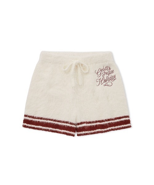 【HOLIDAY】フェザープルオーバー＆ショートパンツ gelato pique（ジェラートピケ）の「【HOLIDAY】フェザーショート