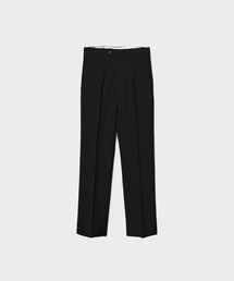 【MATSUFUJI/マツフジ】Water-repellent Wool Straight Trousers