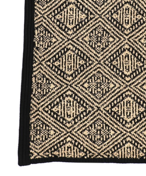select MOCA(セレクトモカ)の「ジャカードダイヤ柄ニットスカート(スカート・レディース・ブラック/マスタード・MEDIUM/LARGE)」の9枚目の写真