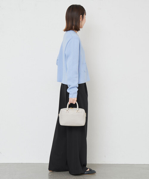 SLOBE IENA（スローブイエナ）の「タックワイドイージーパンツ（その他パンツ・レディース・ブラック/ネイビー・36/38）」の11枚目の写真