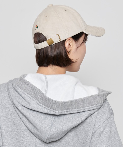 Arnold Palmer（アーノルドパーマー）の「コーデュロイ シェア キャップ（キャップ・レディース・アイボリー/グレイッシュブルー/ブラック・F）」の18枚目の写真