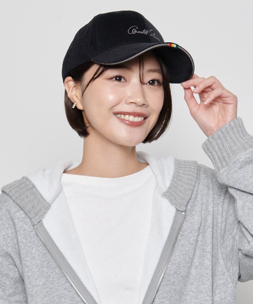 Arnold Palmer（アーノルドパーマー）の「コーデュロイ シェア キャップ（キャップ・レディース・アイボリー/グレイッシュブルー/ブラック・F）」の22枚目の写真