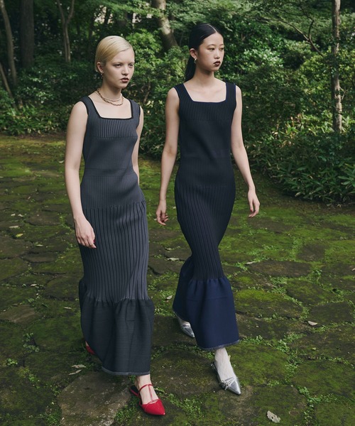 スーツ・フォーマル・ドレス Sommier Mermaid Knit Dress M mermaid hem rib knit dress マーメイドヘムリブニットドレス