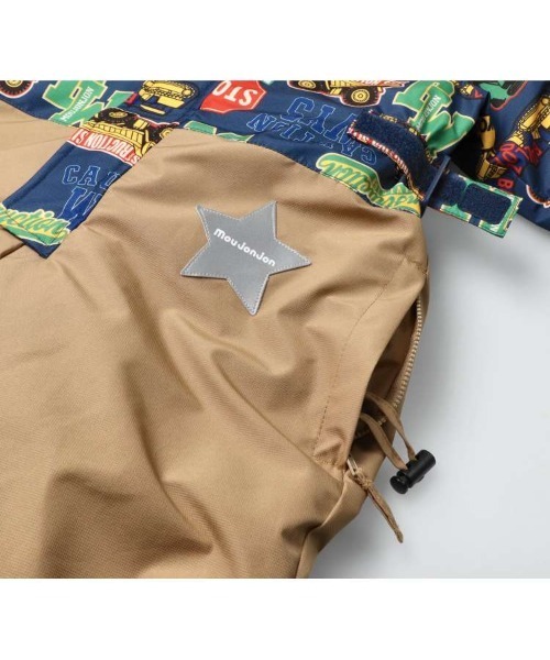 【セール】働く車ロゴ柄スノーコンビ（ロンパース）｜moujonjon（ムージョンジョン）