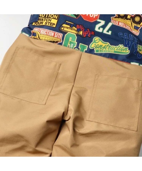 【セール】働く車ロゴ柄スノーコンビ（ロンパース）｜moujonjon（ムージョンジョン）