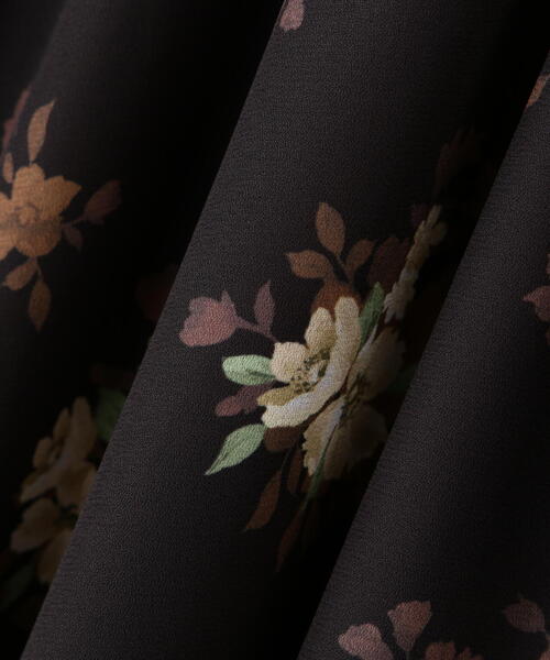 【セール】◇スリットショルダープリントワンピース（ワンピース）｜NATURAL BEAUTY BASIC（ナチュラルビューティーベーシック）