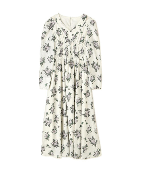 【セール】◇スリットショルダープリントワンピース（ワンピース）｜NATURAL BEAUTY BASIC（ナチュラルビューティーベーシック）