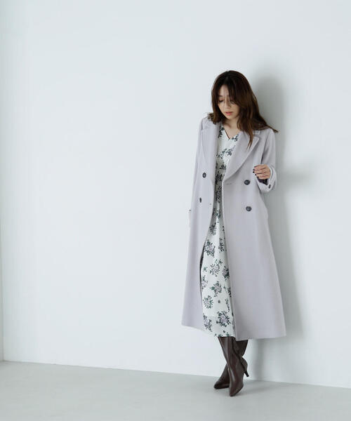 【セール】◇スリットショルダープリントワンピース（ワンピース）｜NATURAL BEAUTY BASIC（ナチュラルビューティーベーシック）