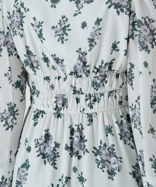 【セール】◇スリットショルダープリントワンピース（ワンピース）｜NATURAL BEAUTY BASIC（ナチュラルビューティーベーシック）