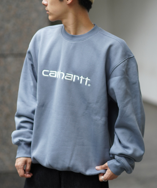 Carhartt WIP(カーハートダブリューアイピー)の「CARHARTT WIP / カーハート ダブリューアイピーSWEATSHIRT(スウェット・メンズ・コバルトブルー/グレー/サックスブルー・LARGE/MEDIUM)」の5枚目の写真