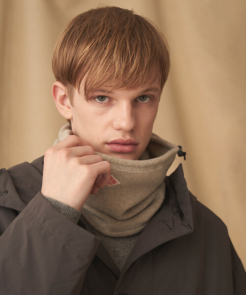 DANTON（ダントン）の「DANTON | フリース ネックウォーマー（ネックウォーマー/スヌード・レディース・ダークグレー/ブラック/ライトグレー・-）」の9枚目の写真