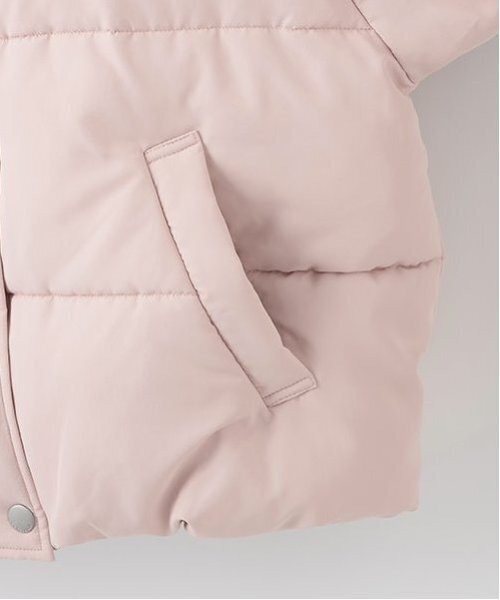 LOVETOXIC(ラブトキシック)の「パフィショートブルゾン(ブルゾン・キッズ・ブラック/オフホワイト/ピンク/ライトカーキ・S/M/L)」の14枚目の写真