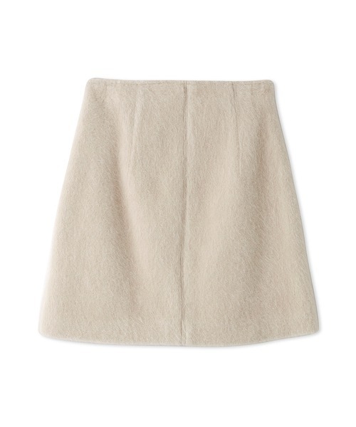 SNIDEL（スナイデル）の「シャギーBOXミニスカート（スカート・レディース・ボルドー/アイボリー/グレー・0/1）」の9枚目の写真