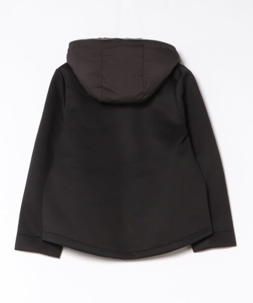 m.f.editorial（エムエフエディトリアル）の「【ショート丈】m.f.エディトリアル レディース ボンディング切替 ショートブルゾン（ブルゾン・レディース・アイボリー/ブラック/グレー・MEDIUM/LARGE）」の4枚目の写真