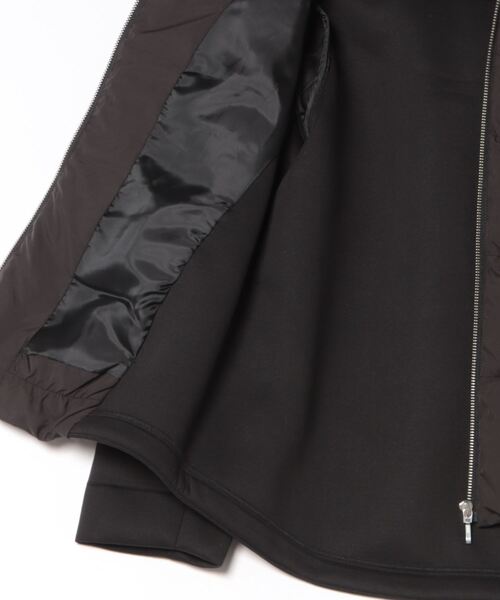 m.f.editorial（エムエフエディトリアル）の「【ショート丈】m.f.エディトリアル レディース ボンディング切替 ショートブルゾン（ブルゾン・レディース・アイボリー/ブラック/グレー・MEDIUM/LARGE）」の5枚目の写真