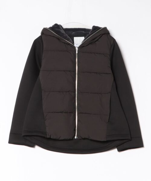 m.f.editorial（エムエフエディトリアル）の「【ショート丈】m.f.エディトリアル レディース ボンディング切替 ショートブルゾン（ブルゾン・レディース・アイボリー/ブラック/グレー・MEDIUM/LARGE）」の17枚目の写真