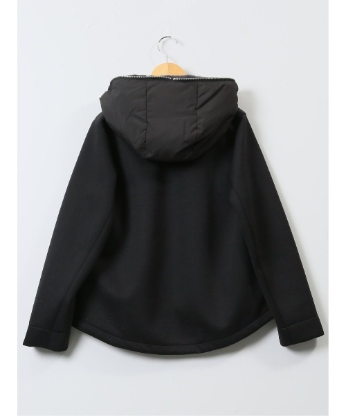 m.f.editorial（エムエフエディトリアル）の「【ショート丈】m.f.エディトリアル レディース ボンディング切替 ショートブルゾン（ブルゾン・レディース・アイボリー/ブラック/グレー・MEDIUM/LARGE）」の19枚目の写真