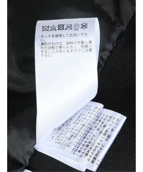 m.f.editorial（エムエフエディトリアル）の「【ショート丈】m.f.エディトリアル レディース ボンディング切替 ショートブルゾン（ブルゾン・レディース・アイボリー/ブラック/グレー・MEDIUM/LARGE）」の22枚目の写真