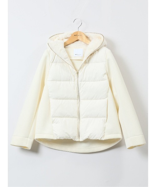 m.f.editorial（エムエフエディトリアル）の「【ショート丈】m.f.エディトリアル レディース ボンディング切替 ショートブルゾン（ブルゾン・レディース・アイボリー/ブラック/グレー・MEDIUM/LARGE）」の16枚目の写真