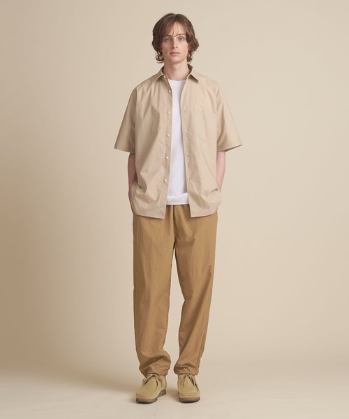 UNITED ARROWS（ユナイテッドアローズ）の「【マルチサイズ】タイプライター ワイドフォルム レギュラーカラー ショートスリーブシャツ（シャツ/ブラウス・メンズ・ライトブルー/オリーブ/ブラック/ホワイト/ベージュ/ネイビー・マルチサイズ）」の16枚目の写真