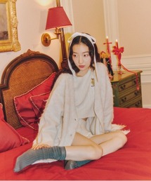 Heather | 【TeddyBear/テディベア】ケーブルロゴニット　252245(ニット/セーター)