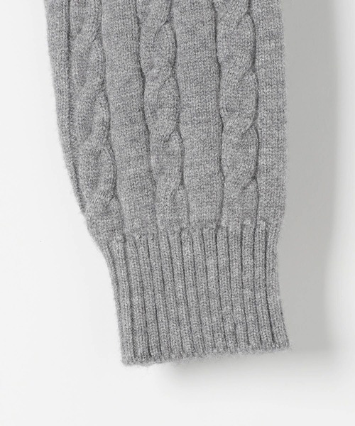 Heather（ヘザー）の「【TeddyBear/テディベア】ケーブルロゴニット　252245（ニット/セーター・レディース・グレー/ネイビー/アイボリー・FREE）」の4枚目の写真