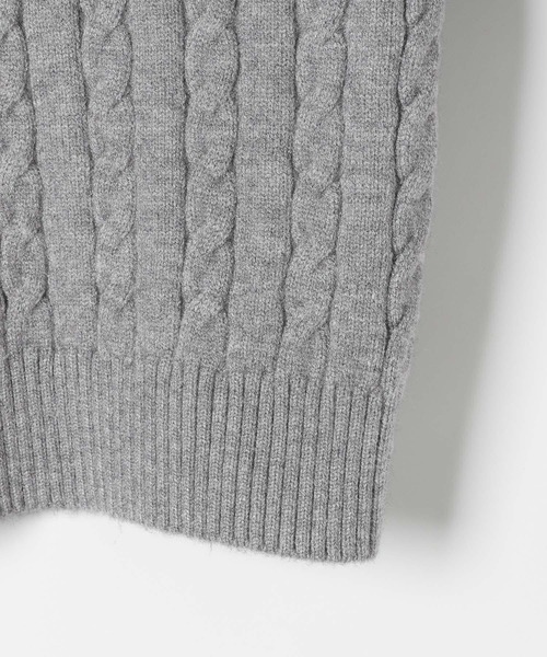 Heather（ヘザー）の「【TeddyBear/テディベア】ケーブルロゴニット　252245（ニット/セーター・レディース・グレー/ネイビー/アイボリー・FREE）」の5枚目の写真
