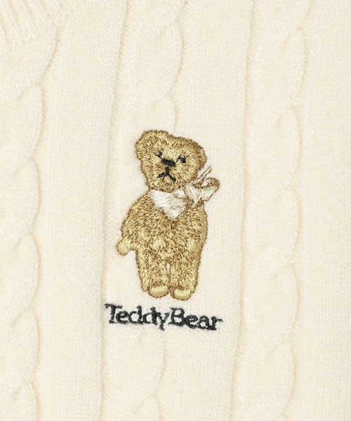 セール】【TeddyBear/テディベア】ケーブルロゴニット 252245（ニット