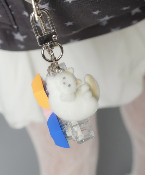 ☆フェルトおもちゃ☆ キーチェーン 型紙で作る大きめキーチェーン フェルトキーホルダー manimani