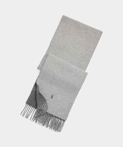 新品タグ付★Polo by Ralph Lauren グレー マフラー ポロラルフローレン マフラー ユニセックス メンズ レディース POLO