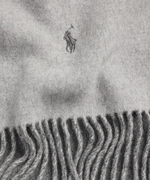 リバーシブル ウールカシミヤ マフラー（マフラー）｜POLO RALPH