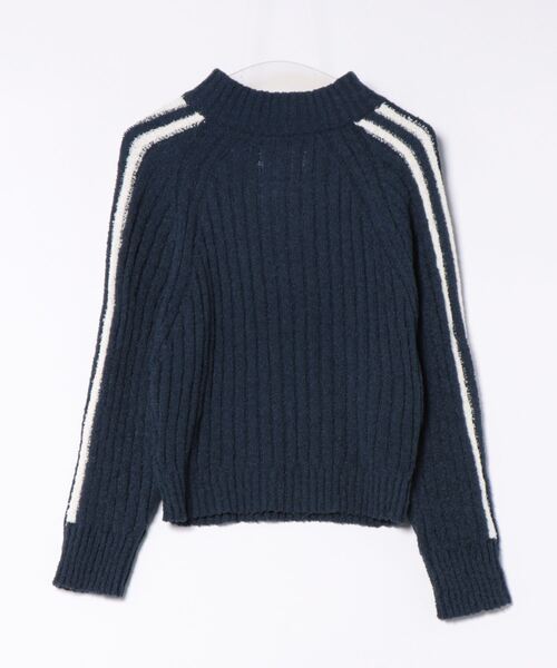 nemne store（ネンネストア）の「[keel]ブークレニットジップトラック（ニット/セーター・レディース・ネイビー/パープル系・SMALL/MEDIUM）」の13枚目の写真